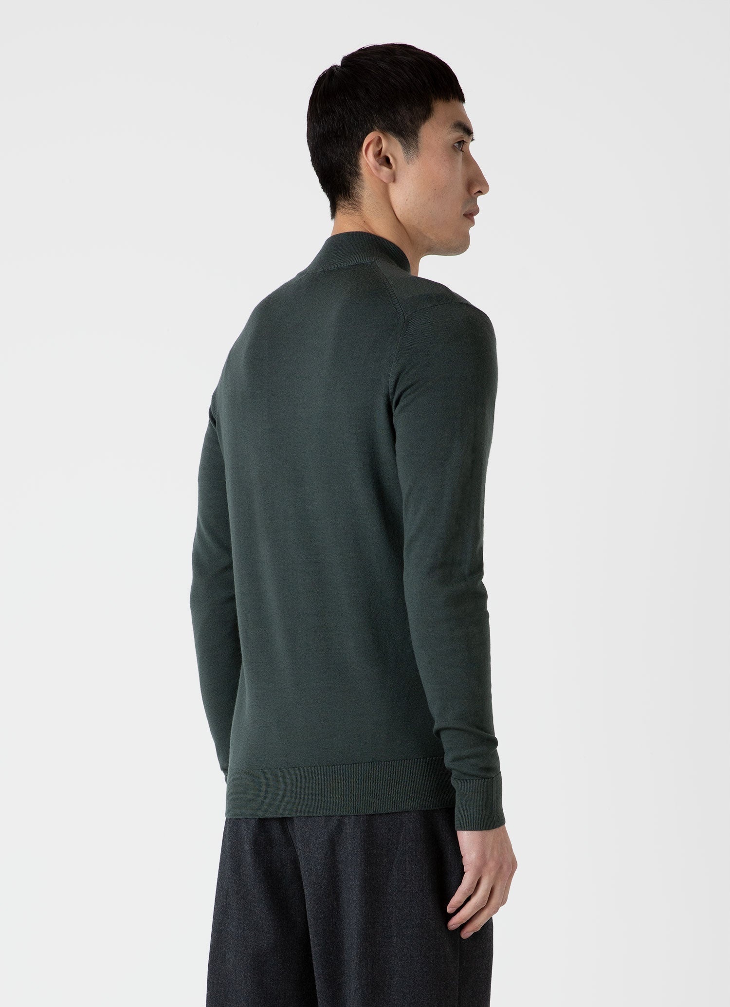 Extra‑Fine Merino Zip Neck - 5