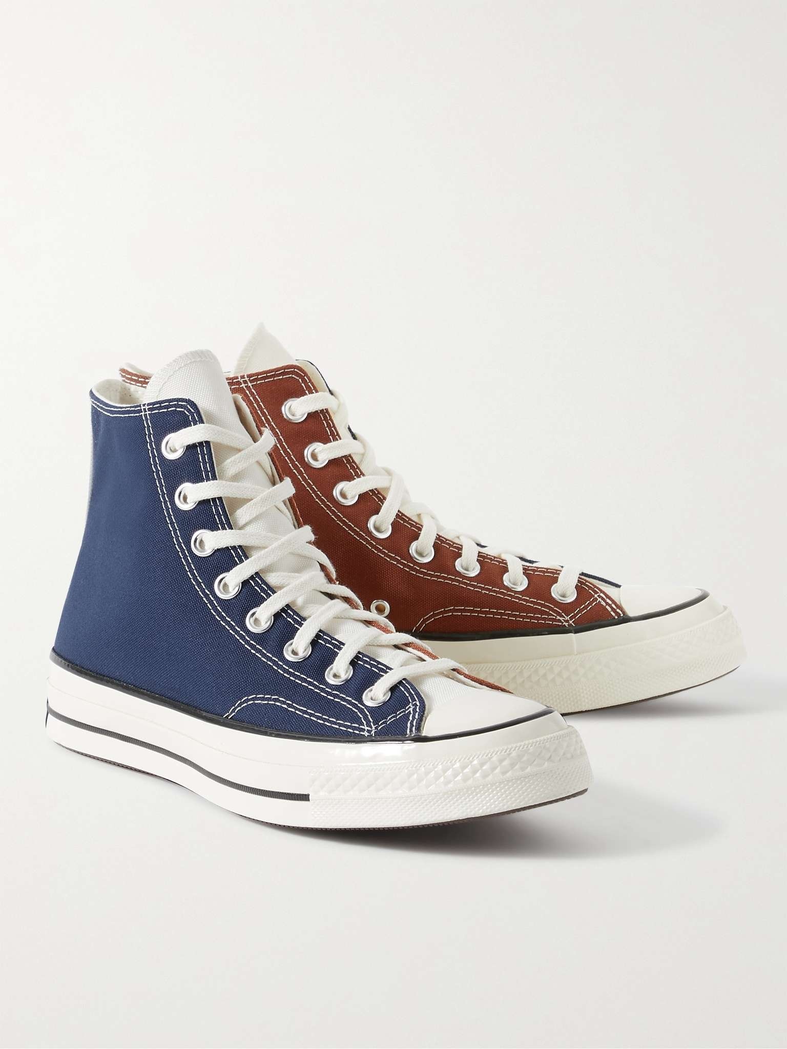 Chuck 70 Colour-Block Canvas High-Top Sneakers - 4