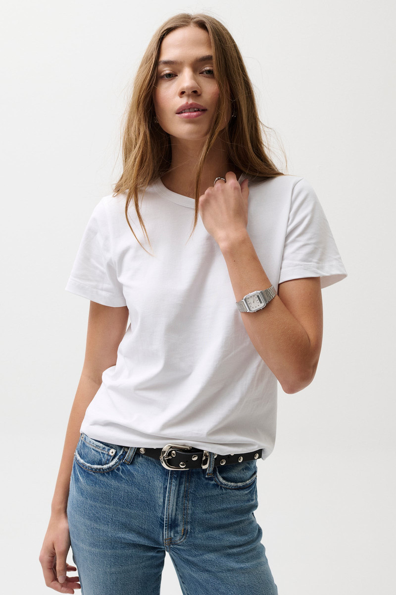 PISTOLA ALBA BABY TEE - LE BLANC outlook