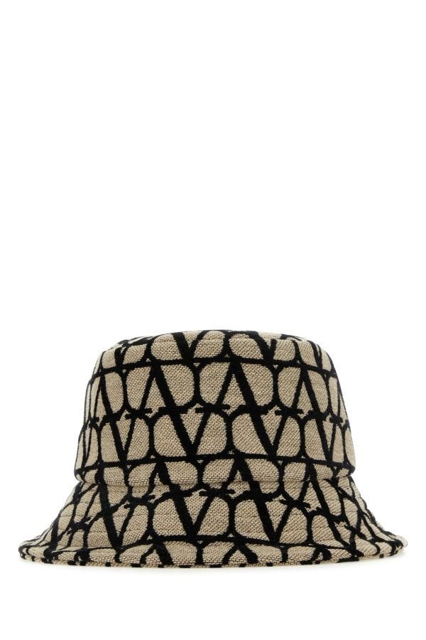 Valentino Garavani Women's Toile Iconographe Bucket Hat - Black - Hats