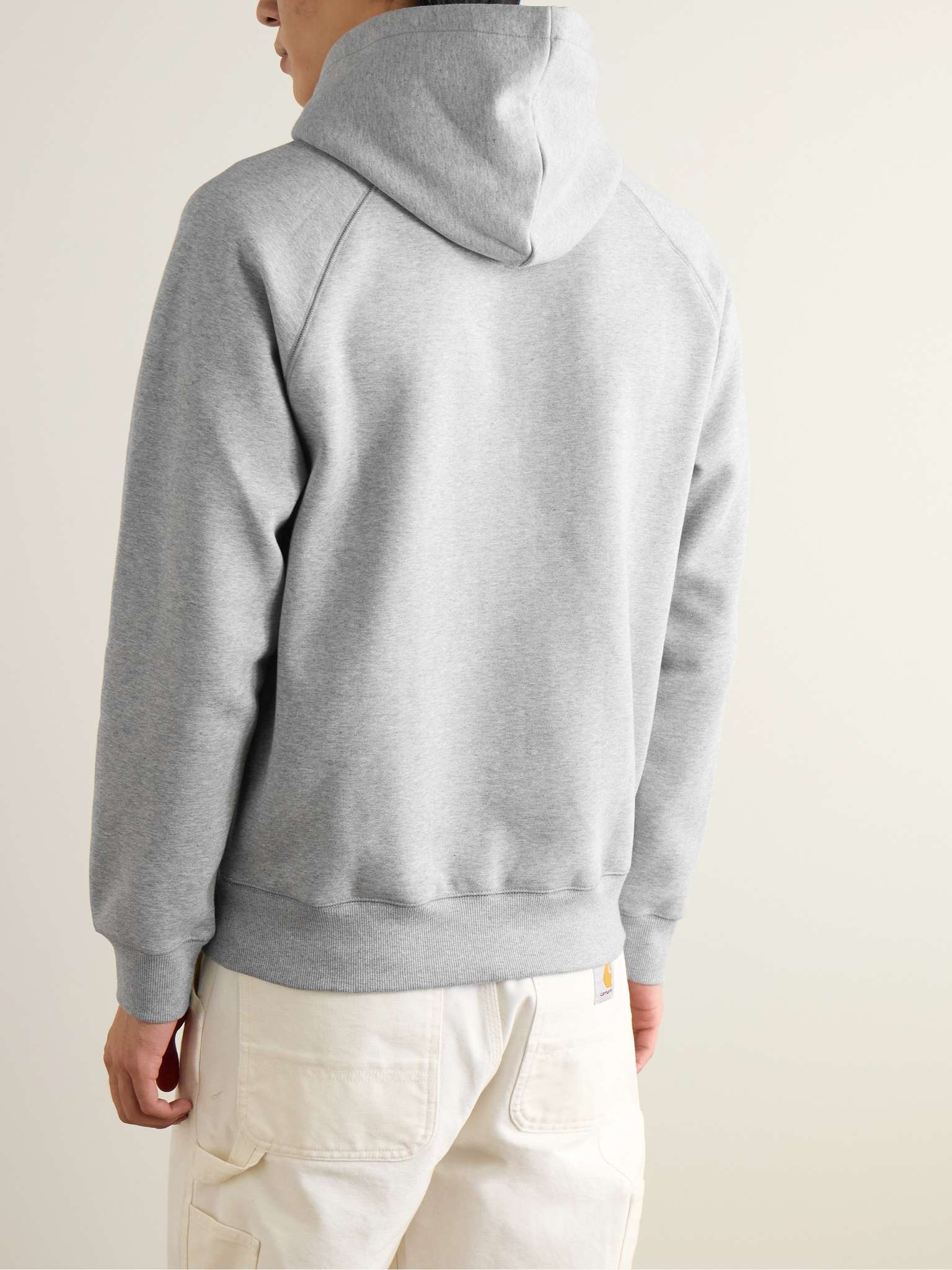 Chase Logo-Embroidered Cotton-Jersey Hoodie - 3