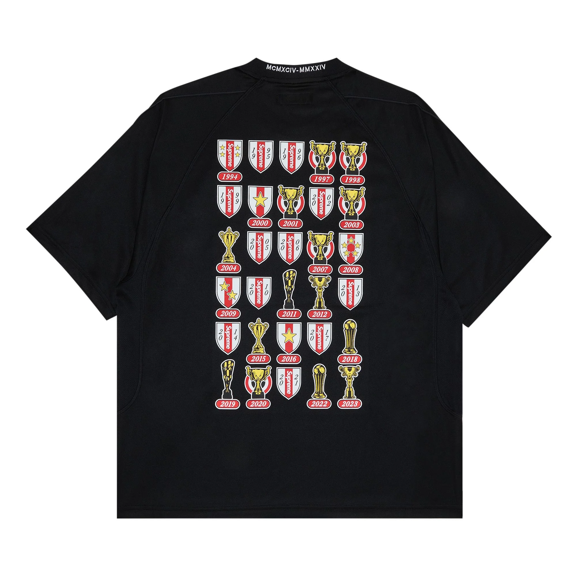 Supreme Supreme Jacquard Soccer Jersey 'Black' | REVERSIBLE