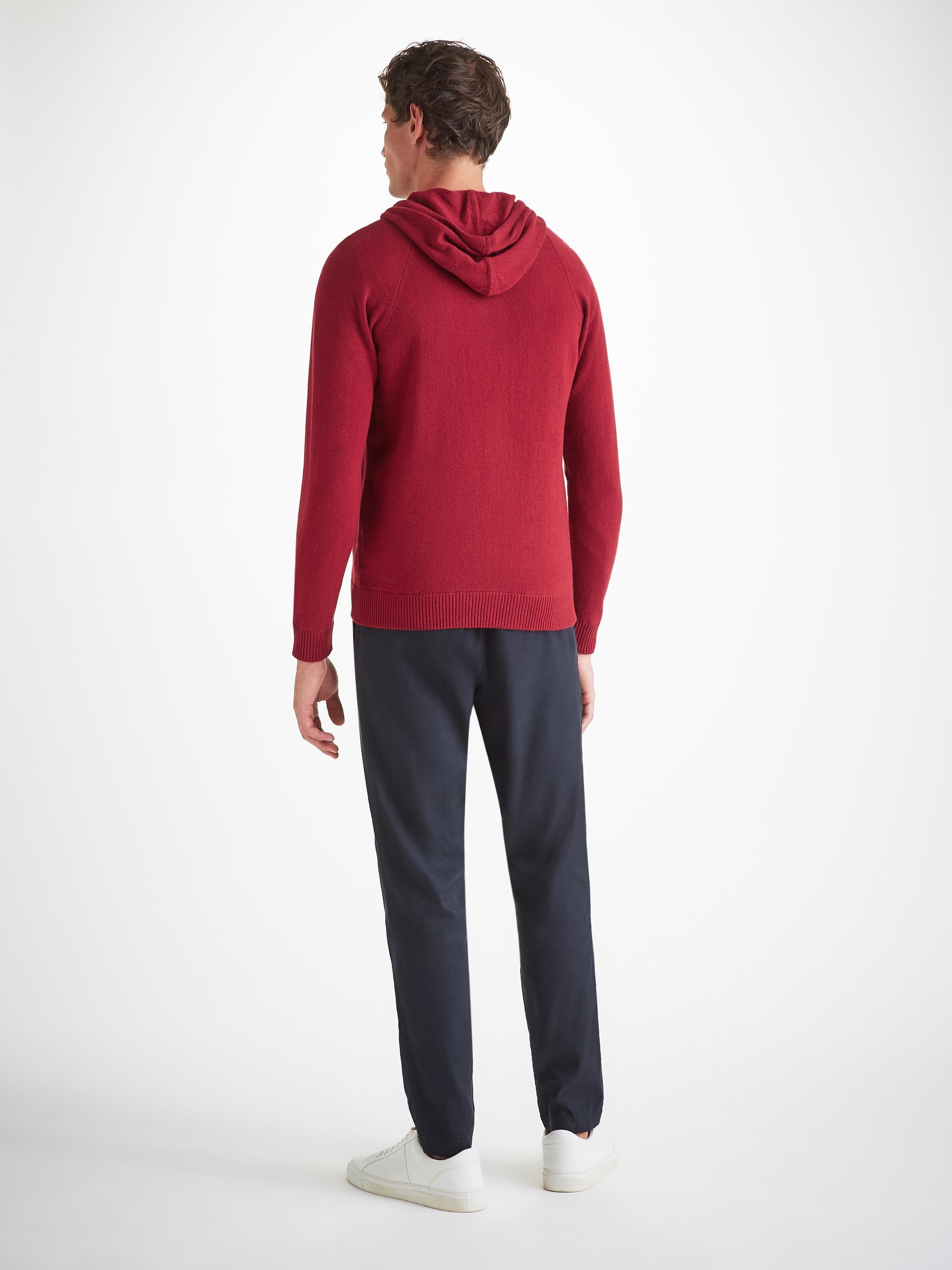 Men's Hoodie Finley Cashmere Cardinal Red - 4