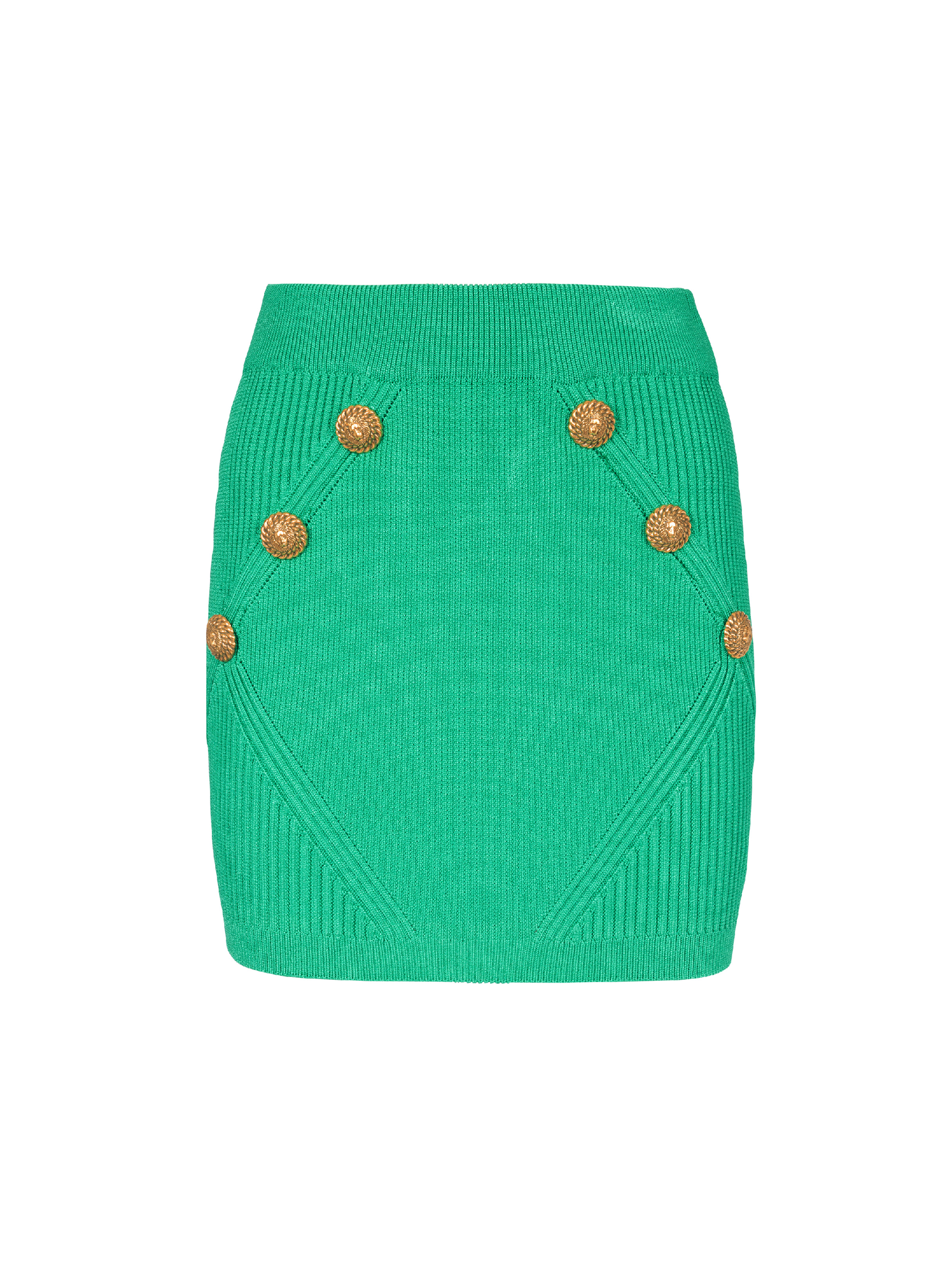 Short knitted skirt - 1