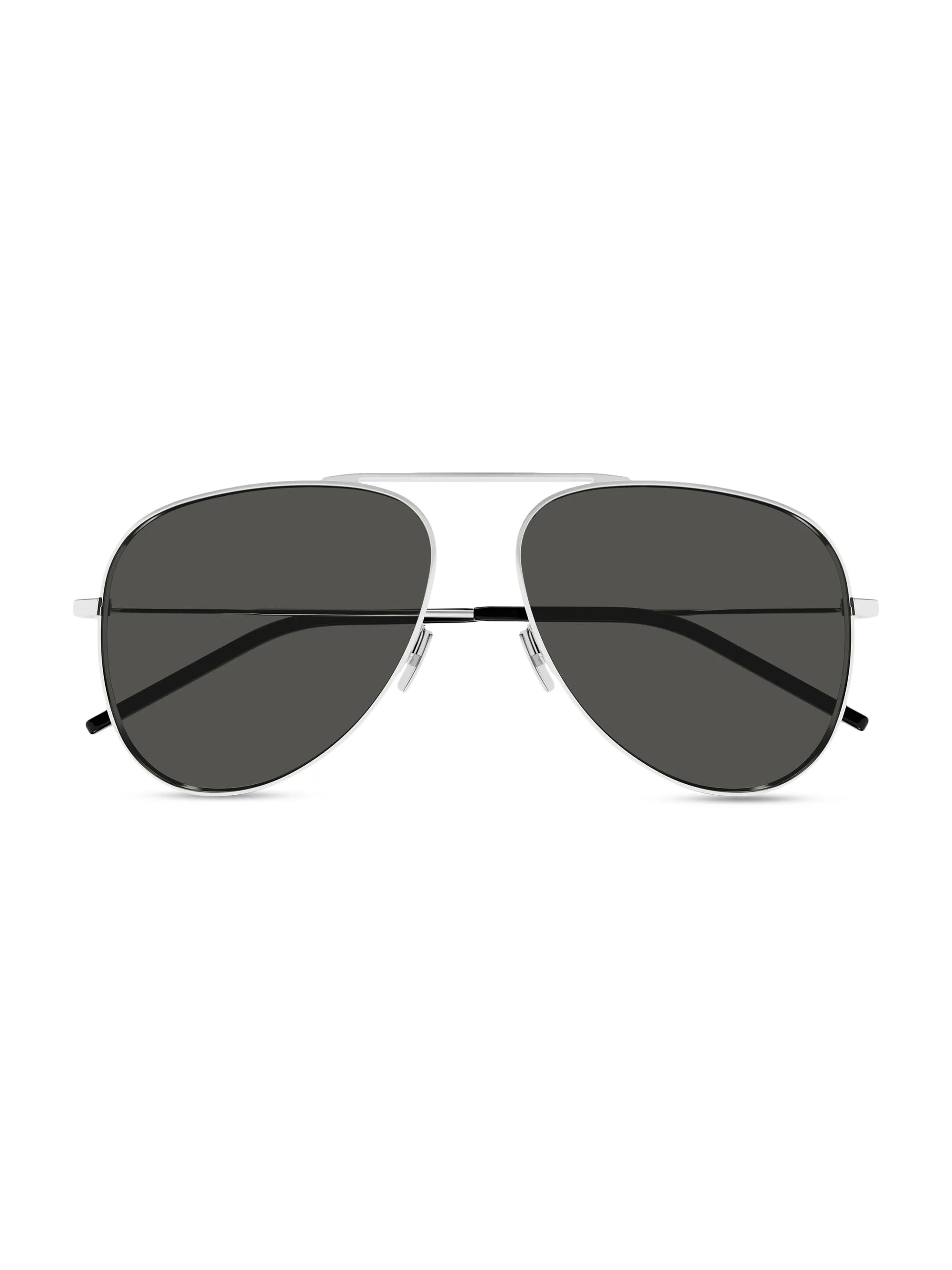 Women's 59MM Pilot Sunglasses - Black Silver Grey - 1