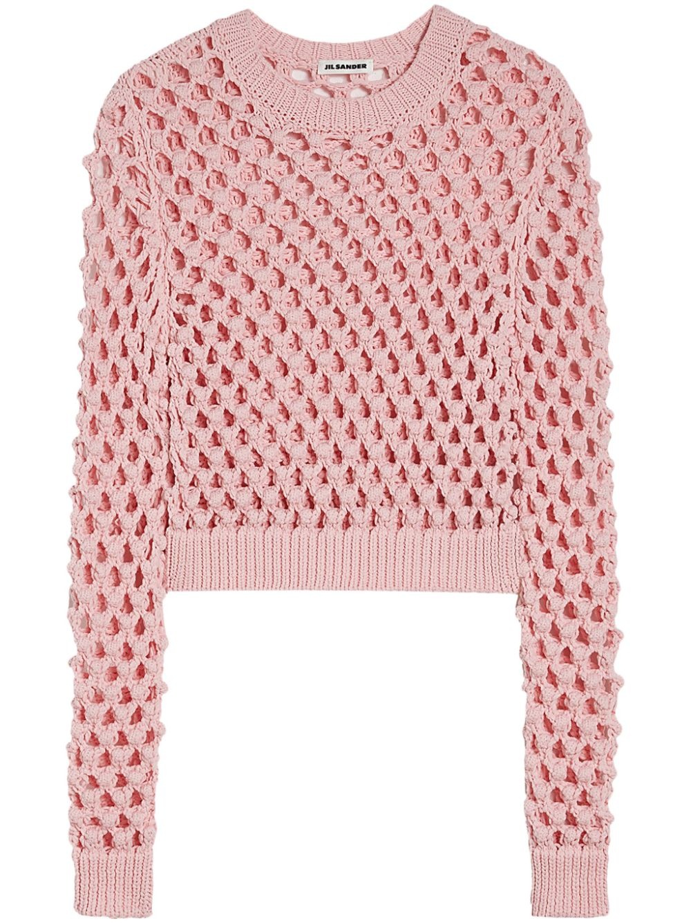open-knit sweater - 1