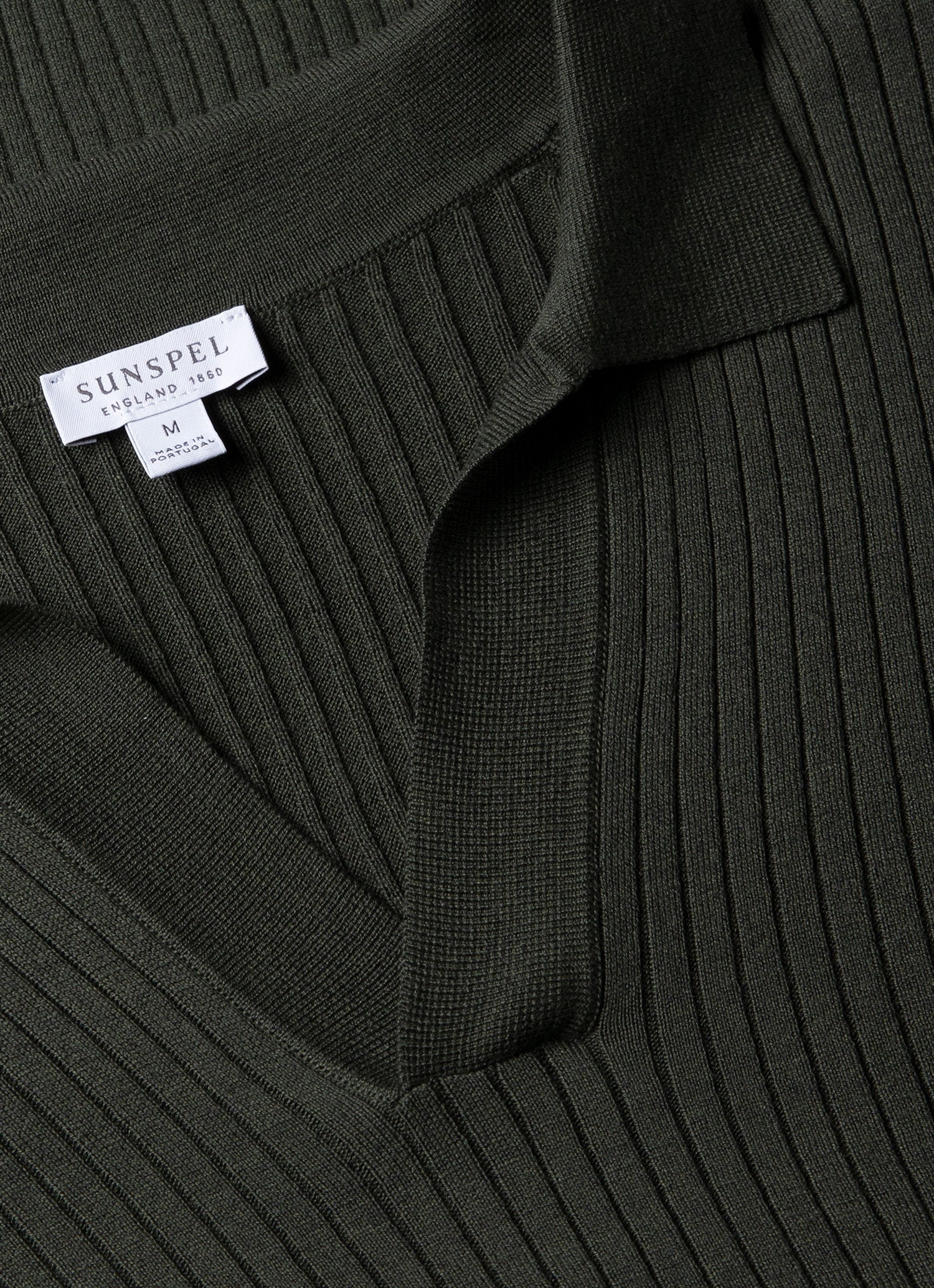 Fine Rib Silk Cotton Polo Shirt - 4