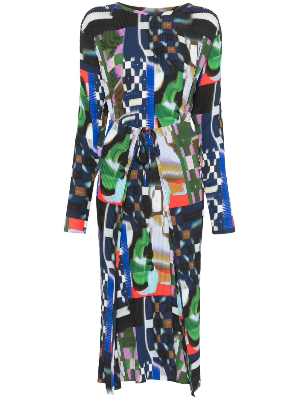 Knight Plissé midi dress - 1