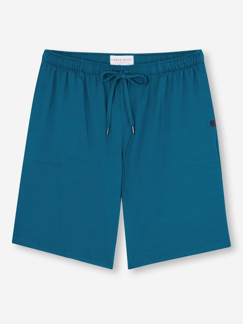 Men's Lounge Shorts Basel Micro Modal Stretch Poseidon Blue 1