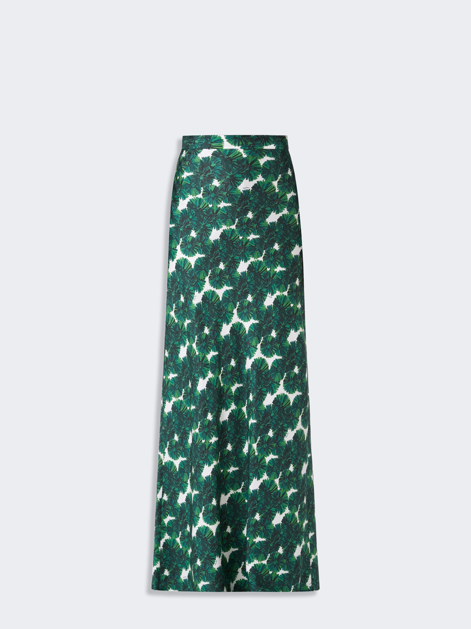 RECITAL Long printed silk skirt - 1