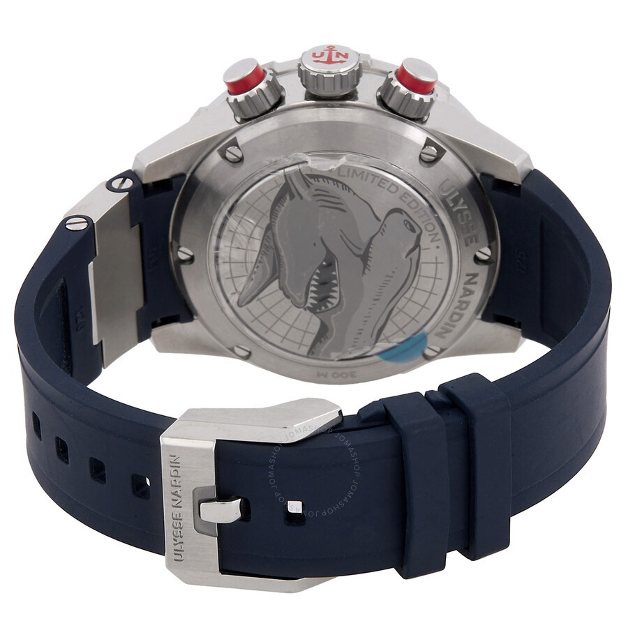 Ulysse Nardin Diver Chronograph Automatic Blue Dial Men's Watch 1503-170LE-3/93-HAMMER - 3