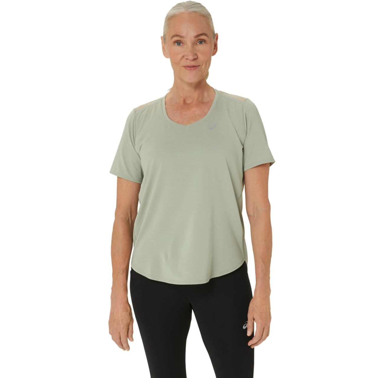 ROAD V-NECK SHORT SLEEVE TOP - 1