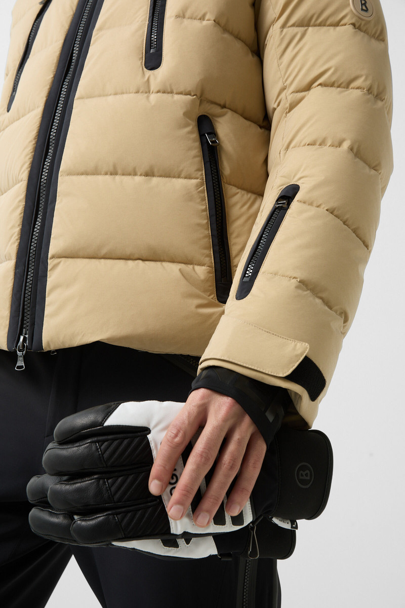 Blaine quilted jacket in Beige 8