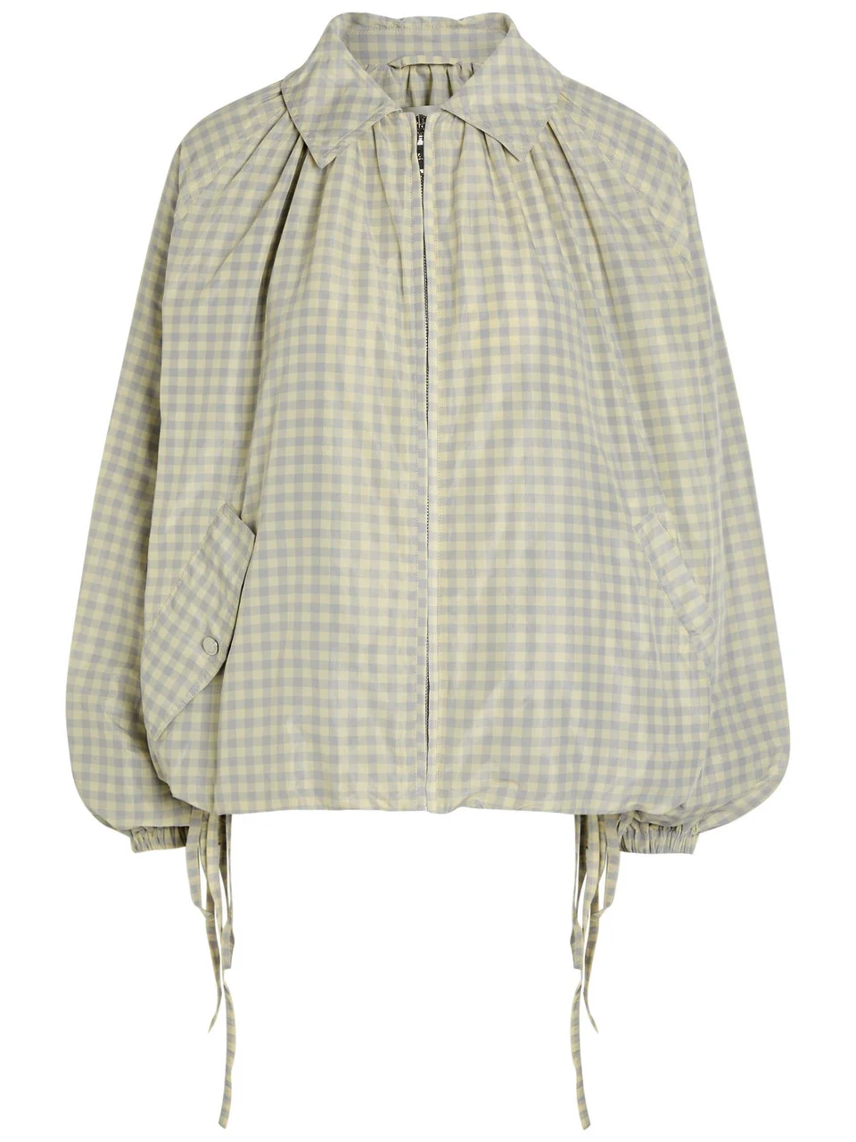 Damson Madder Lailah Gingham Woven Bomber Jacket - 1