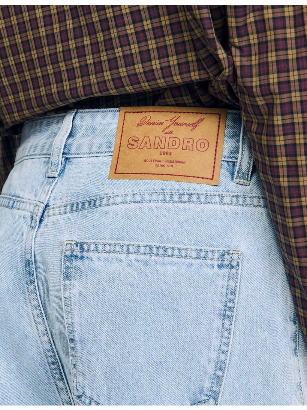 Straight-Leg Faded-Wash Denim Jeans - 5