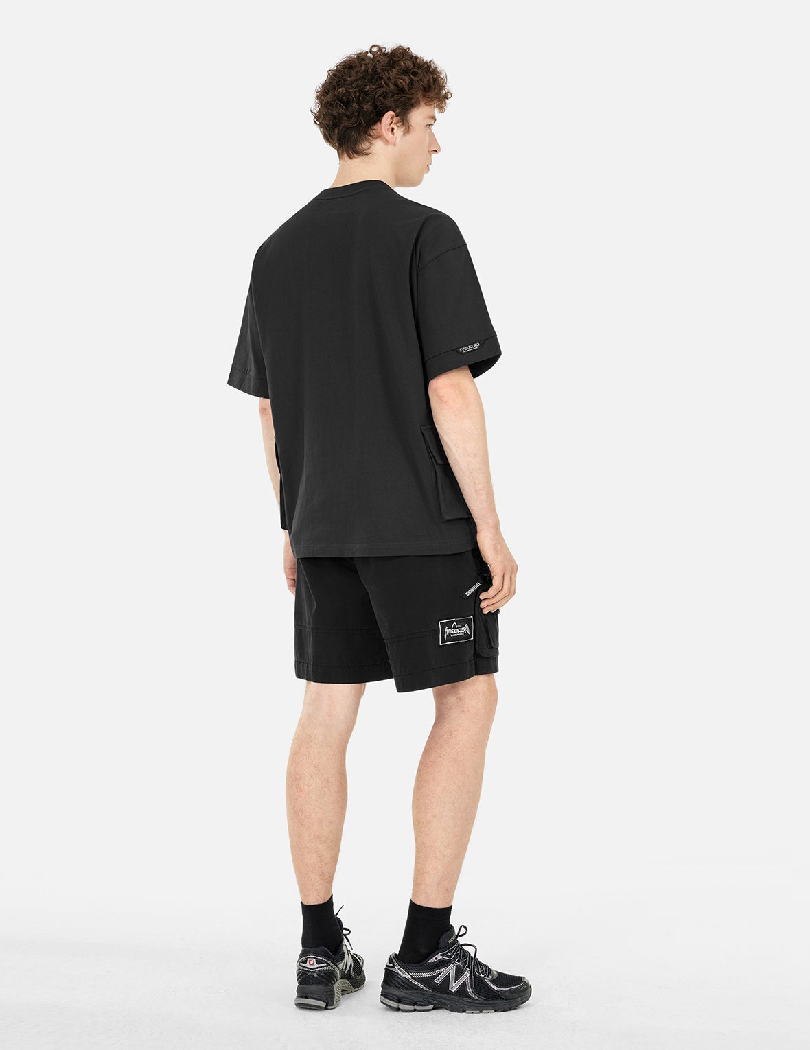 EVISUKURO Embroidery Oversized T-shirt - 4