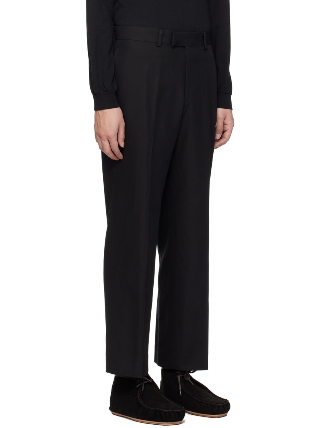 Black Hard Twist Finx Trousers - 2