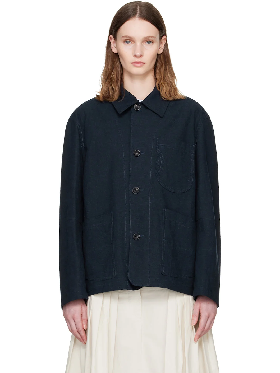 Navy Construction Jacket - 1