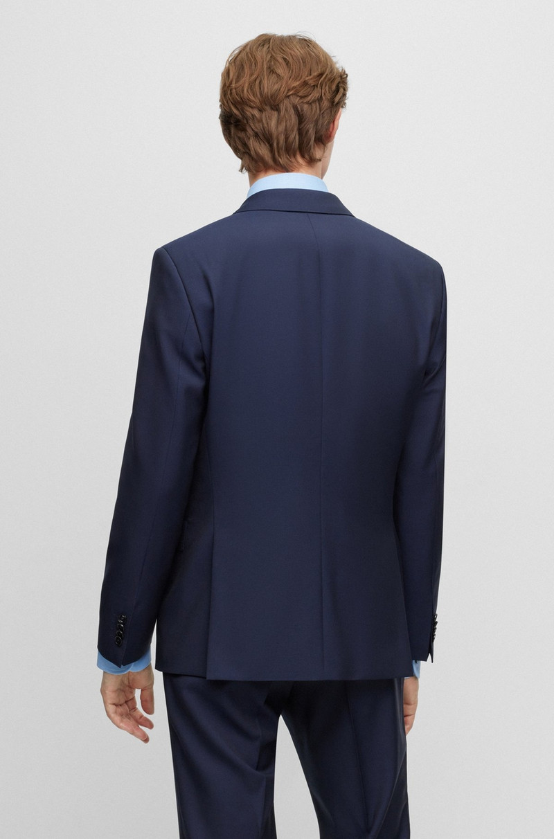 BOSS THREE-PIECE SLIM-FIT SUIT IN VIRGIN WOOL outlook