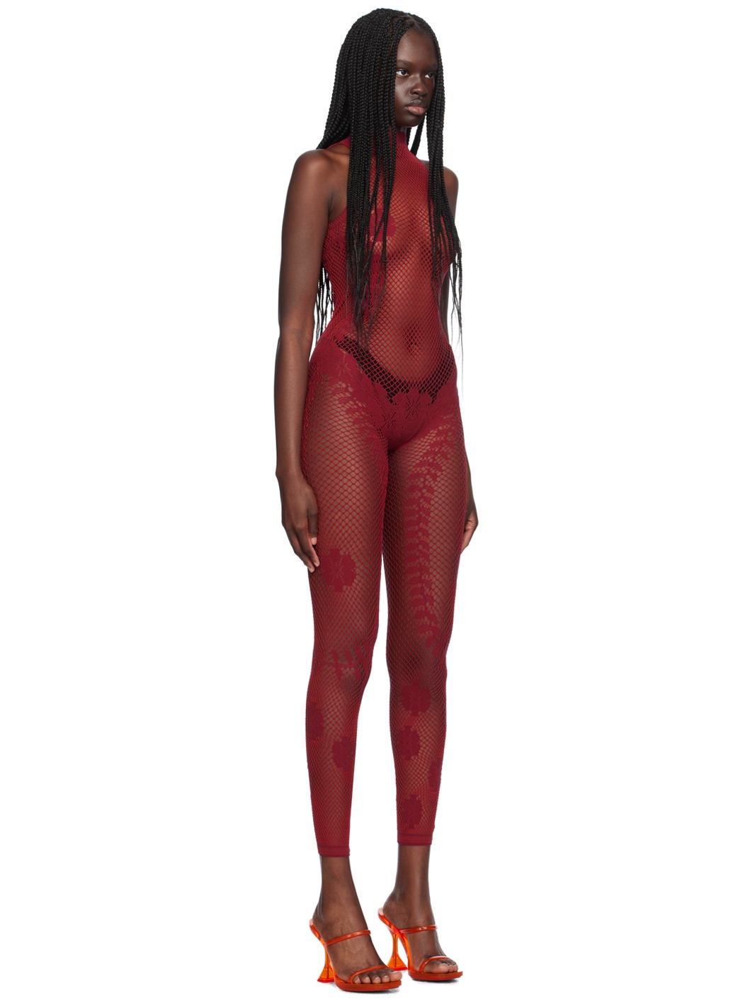 Red Fetch Jumpsuit - 2