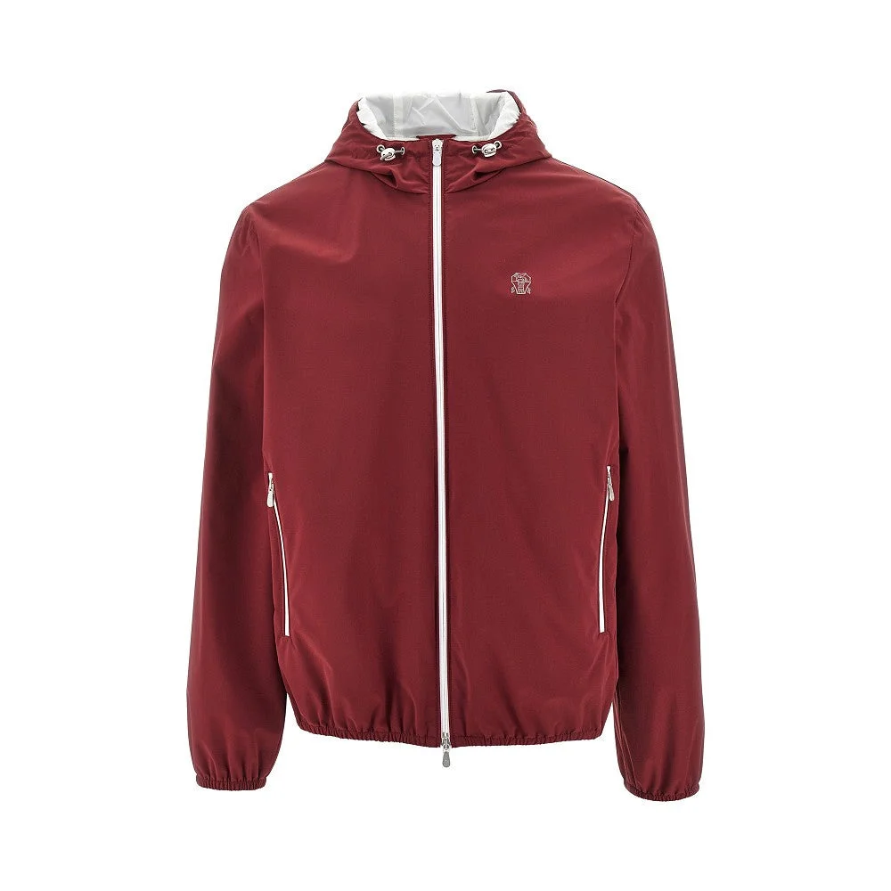 BONDED NYLON BLOUSON JACKET - 1