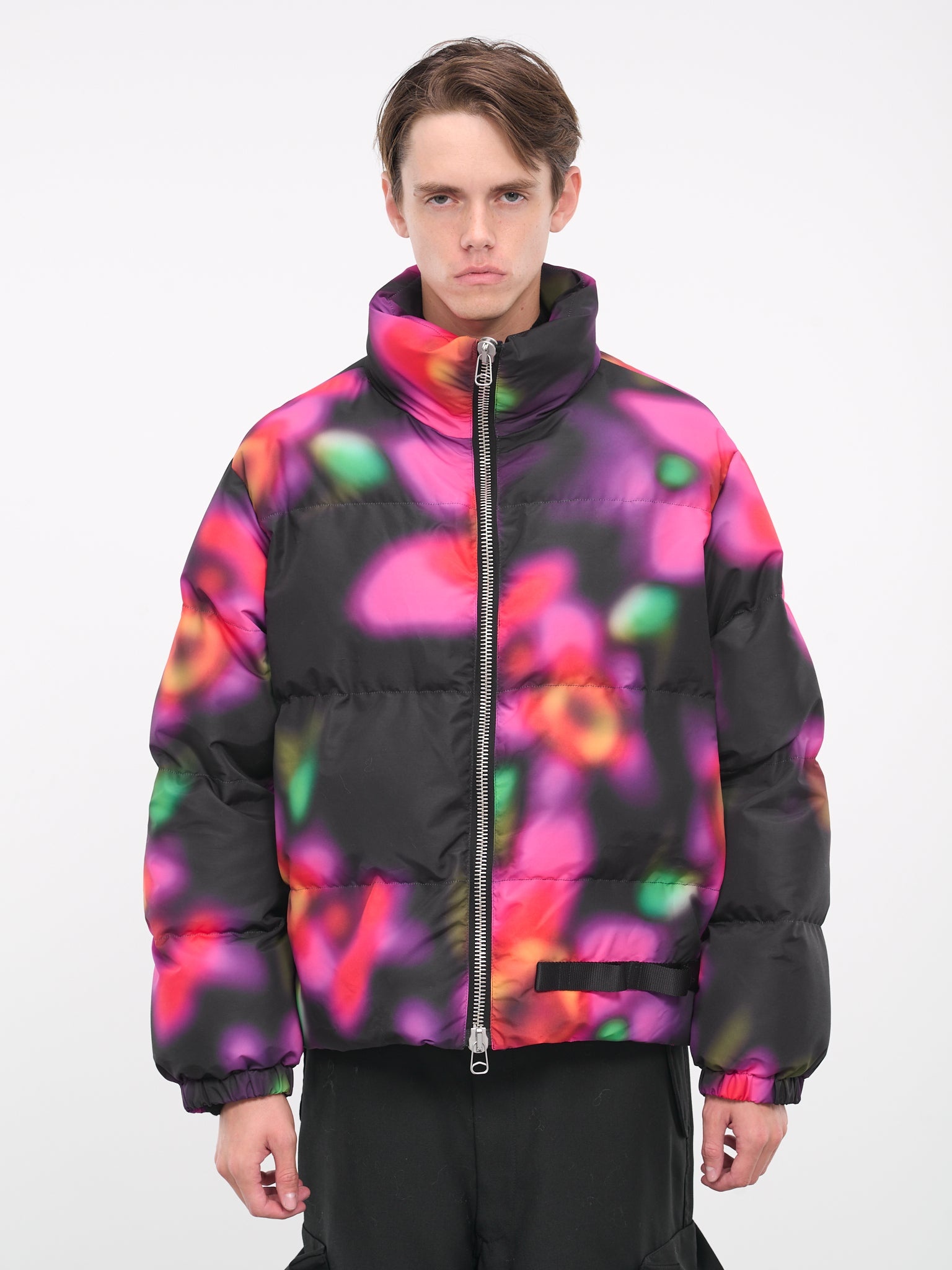 Blurred Puffer Jacket - 1