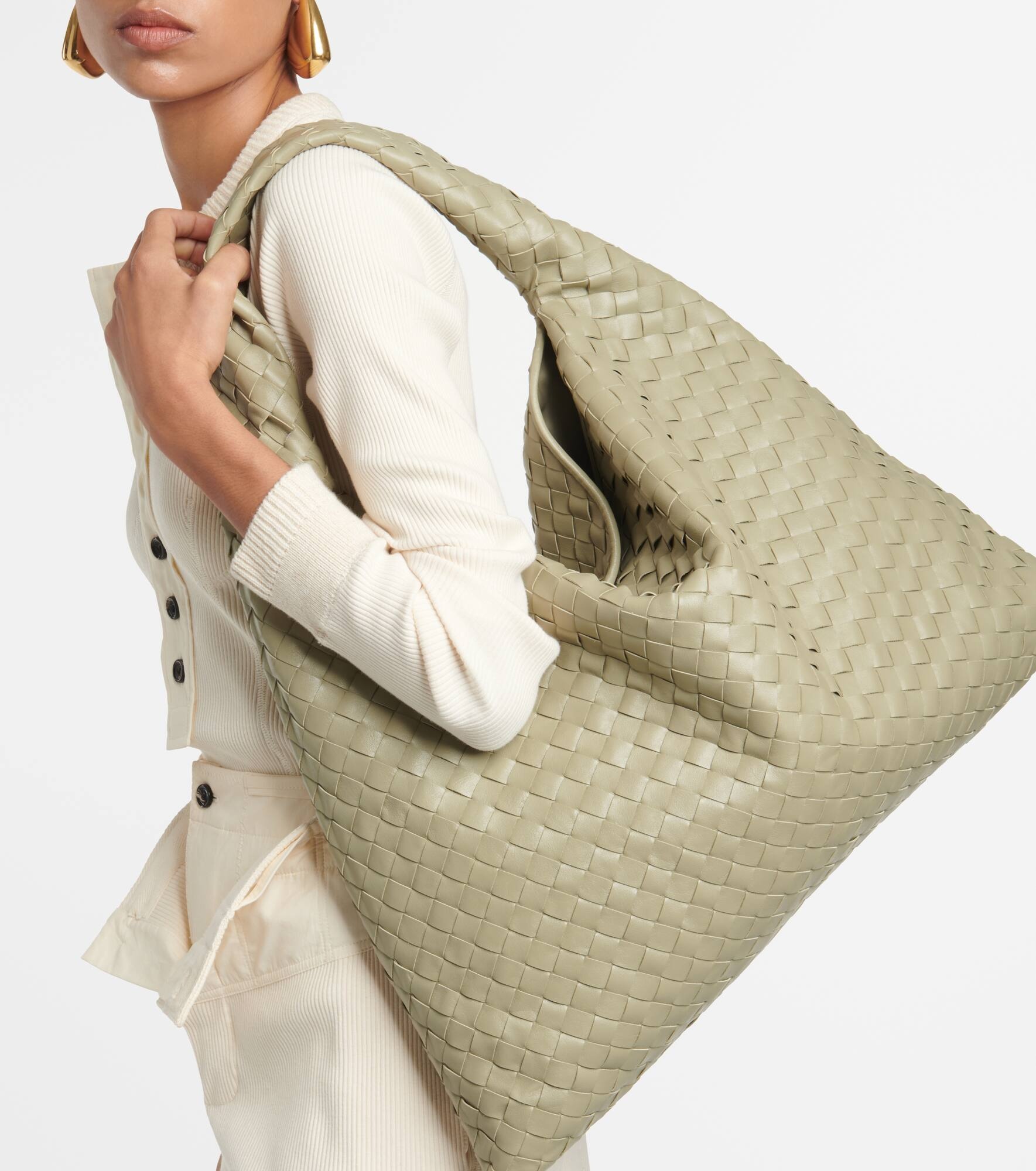 Hop Large leather tote bag - 2