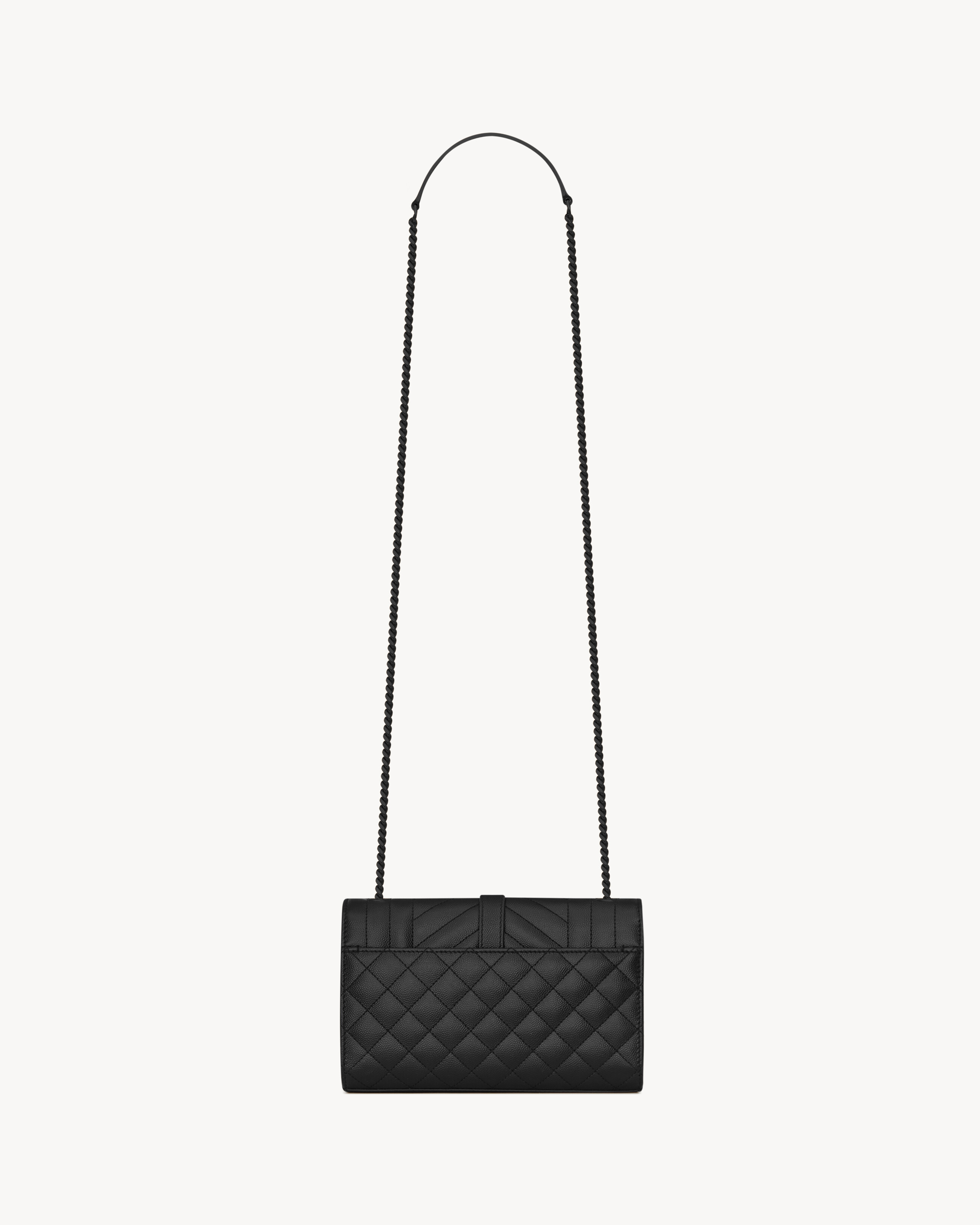 ENVELOPE SMALL IN QUILTED GRAIN DE POUDRE EMBOSSED LEATHER - 2