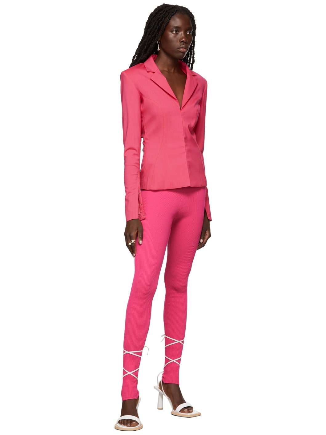 Pink La Montagne 'La Veste Obiou' Blazer - 4