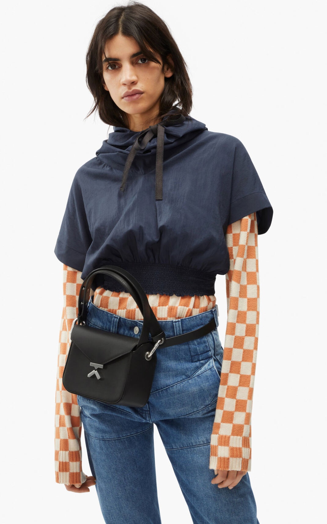 Hooded crop top - 2