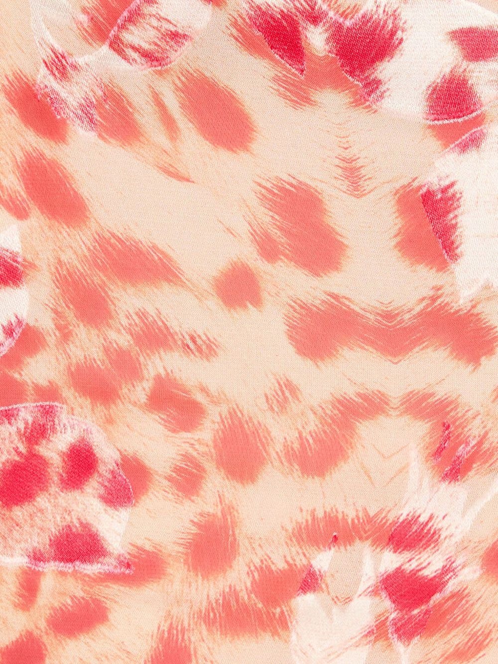 Jaguar-print blouse - 4