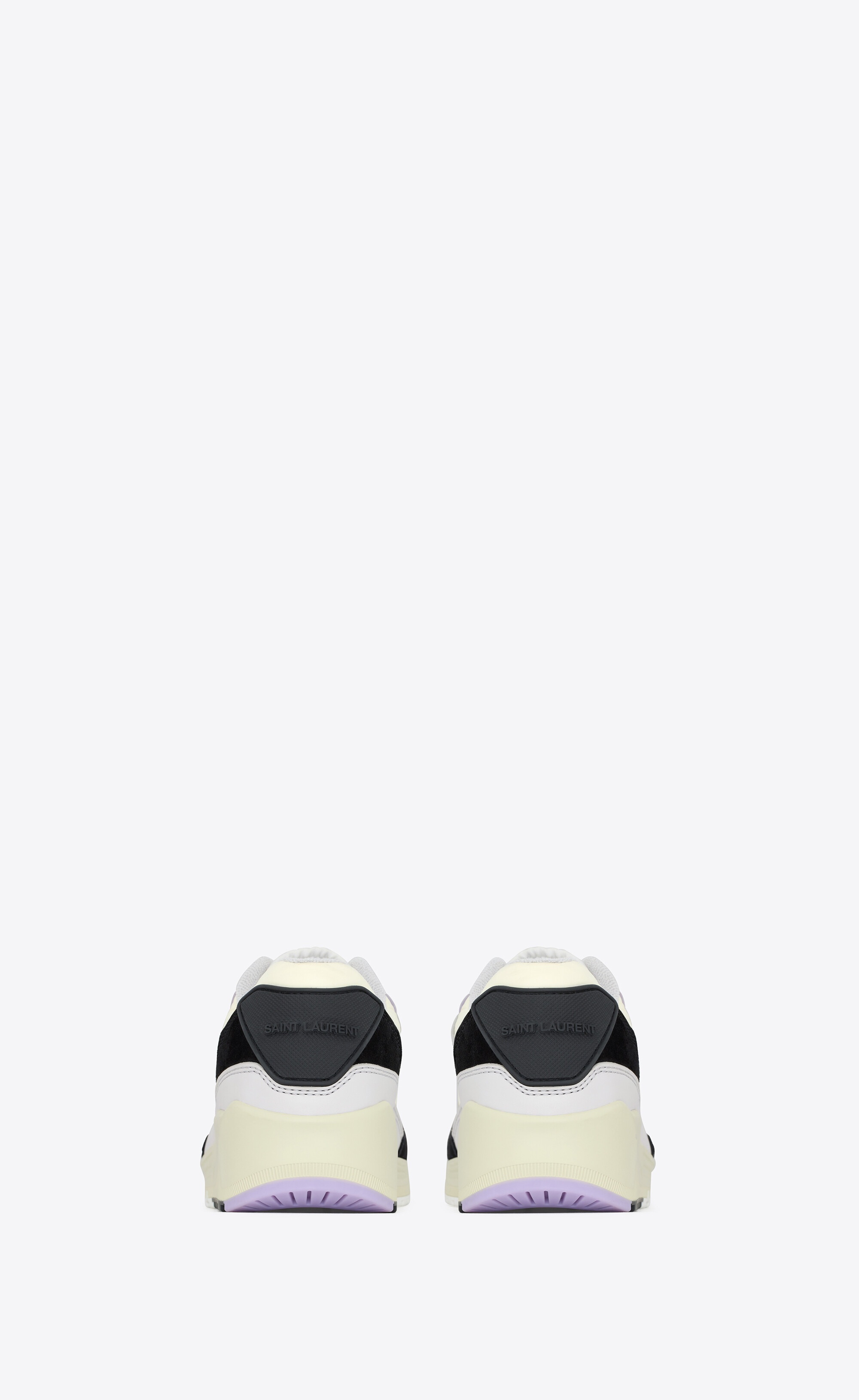 bump sneakers in nylon, suede and leather - 3