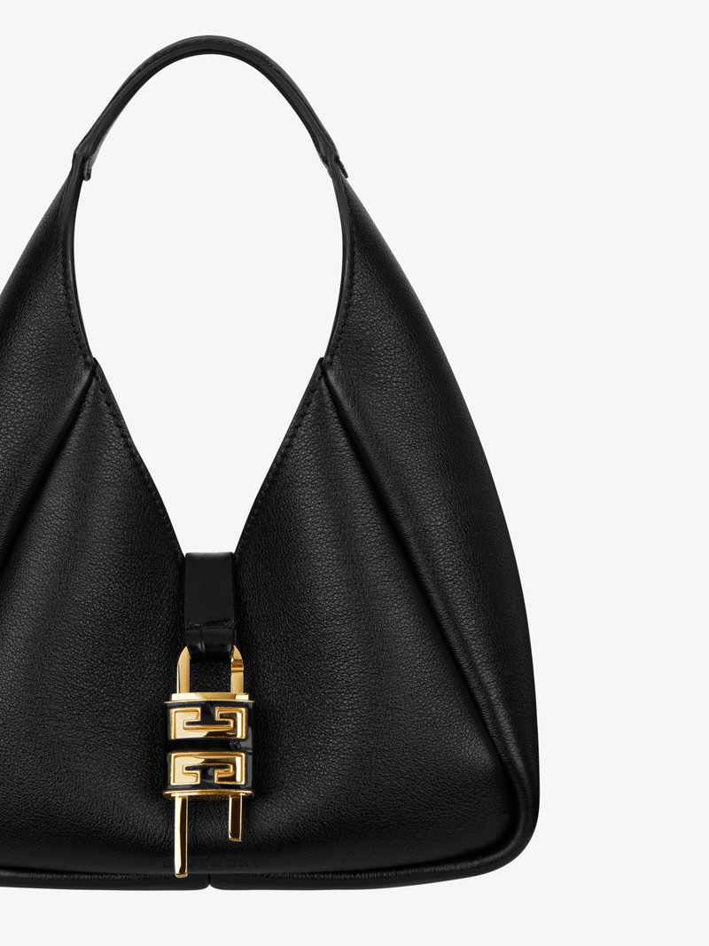 MINI G-HOBO BAG IN GRAINED LEATHER 6