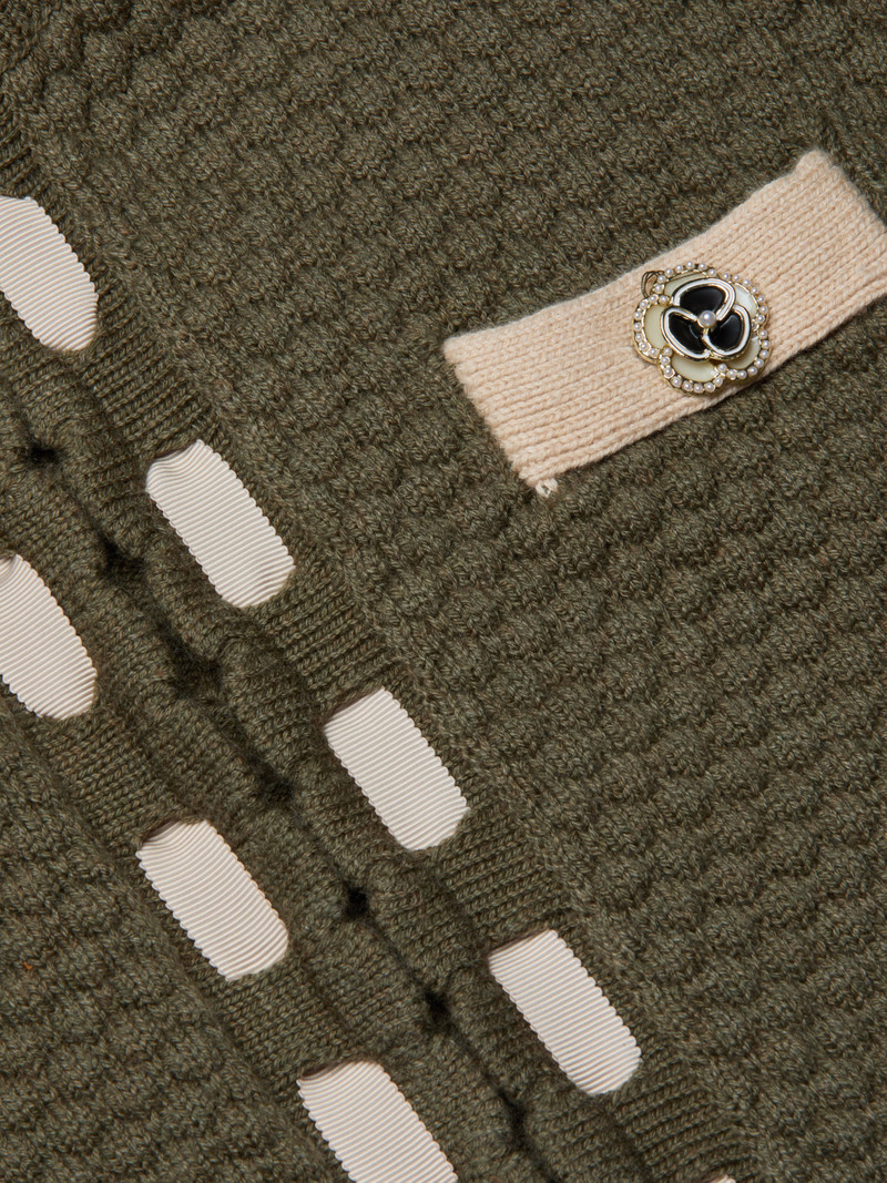 Astor Contrast Trim Cardigan 6