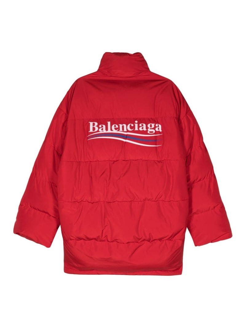 BALENCIAGA Political Campaign puffer jacket outlook