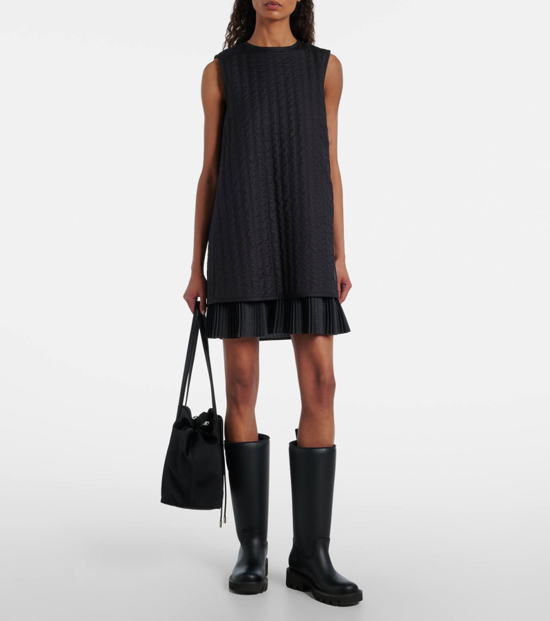 Moncler Cotton-blend minidress outlook