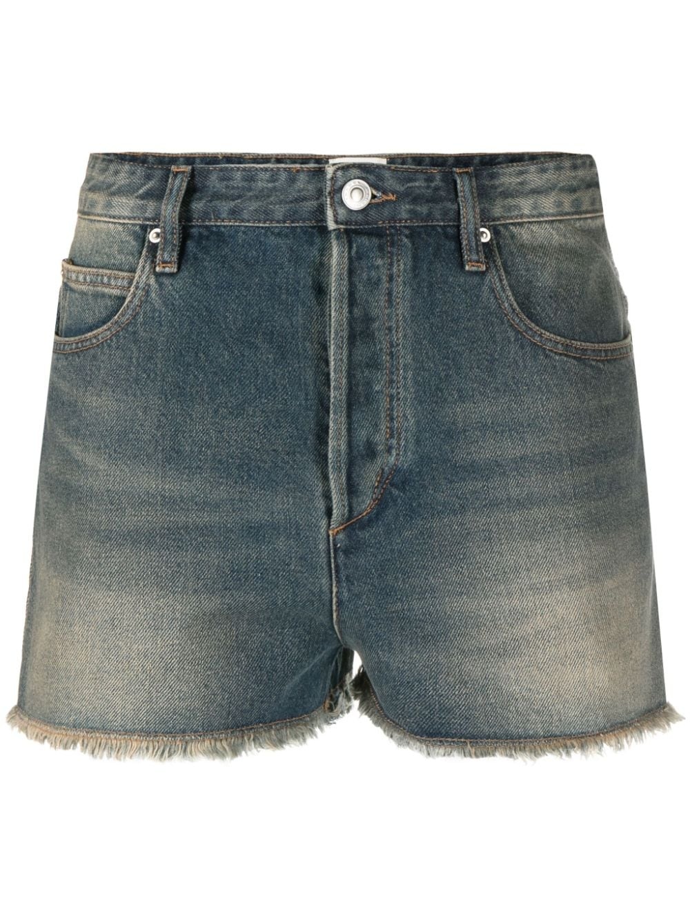 Lesia denim mini shorts - 1