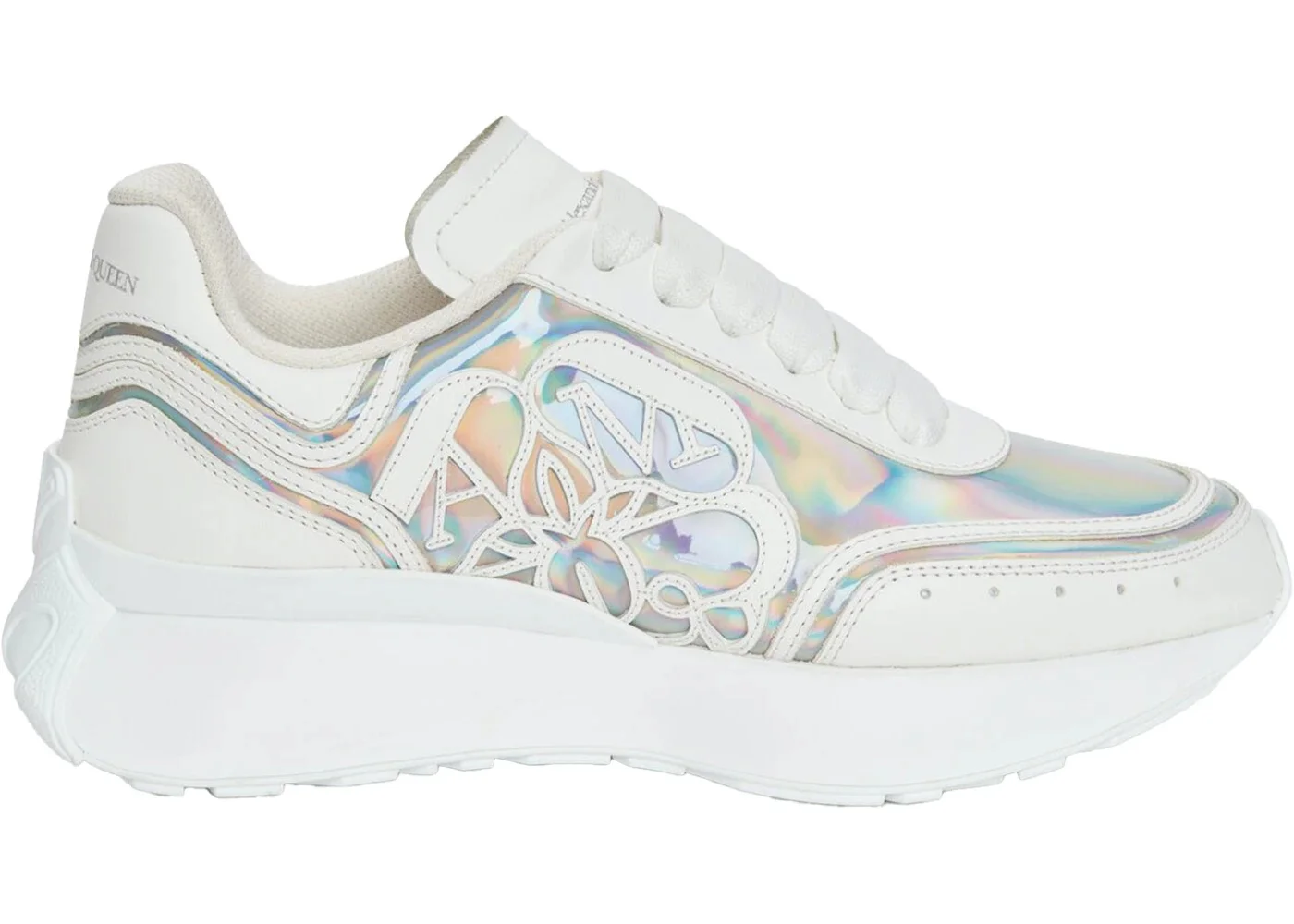 Alexander McQueen Sprint Runner White Iridescent (Women's) - 1