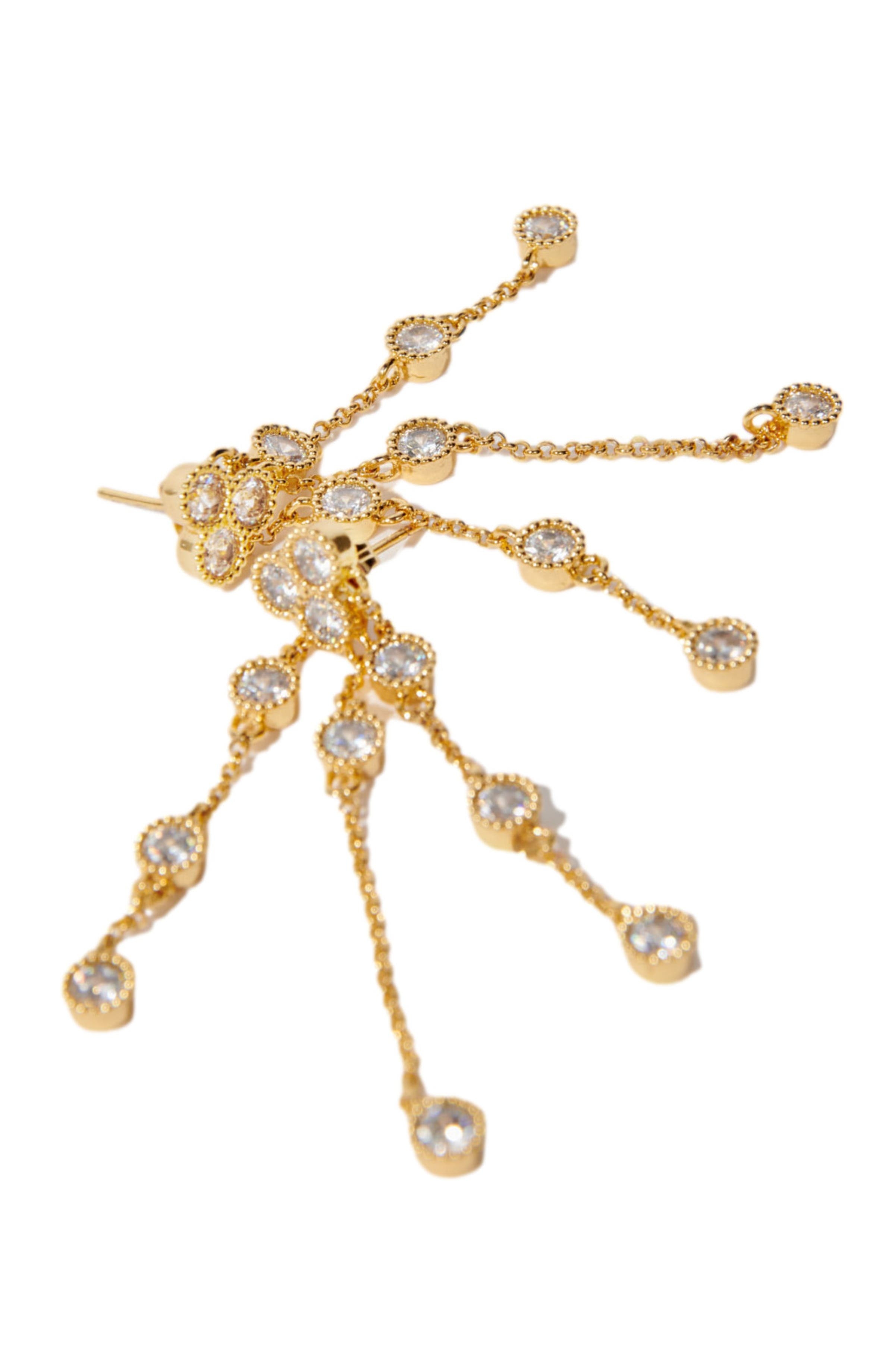 maje Gold-plated recycled brass earrings at Nordstrom - 5