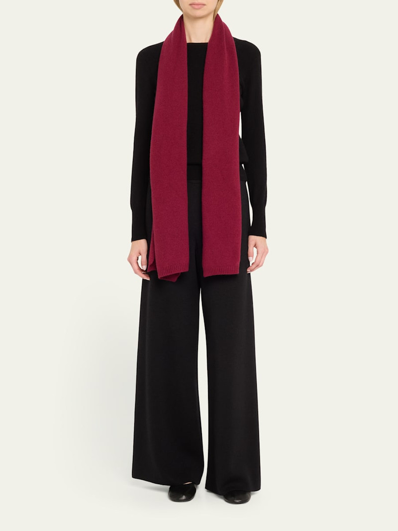 The Elder Statesman Jersey Cashmere Scarf outlook