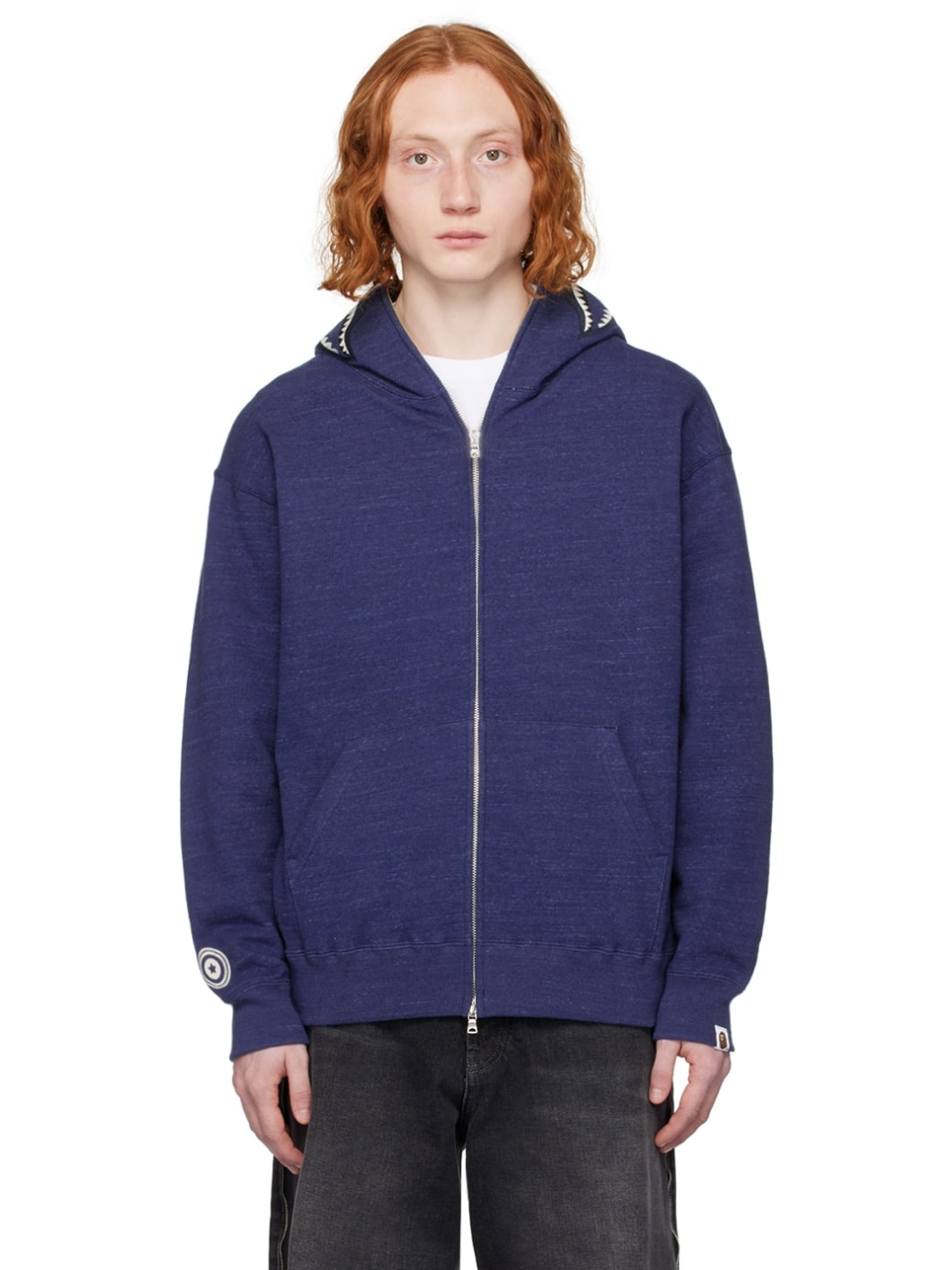 Blue Shark Hoodie - 1