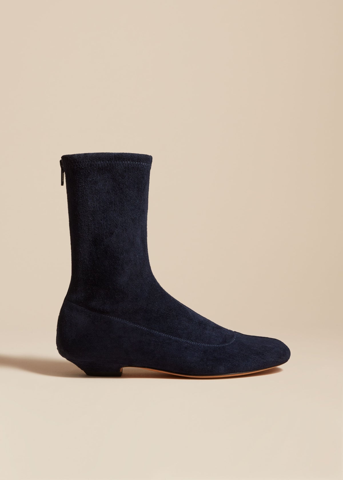 The Apollo Ankle Boot in Midnight Suede - 1