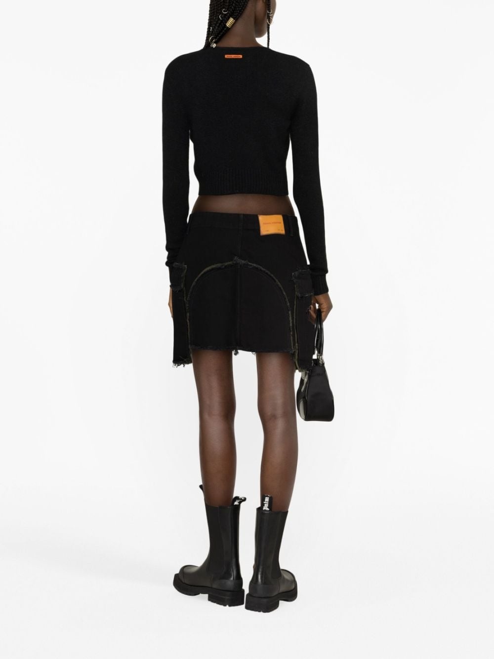 Rebuilt denim cargo skirt - 3