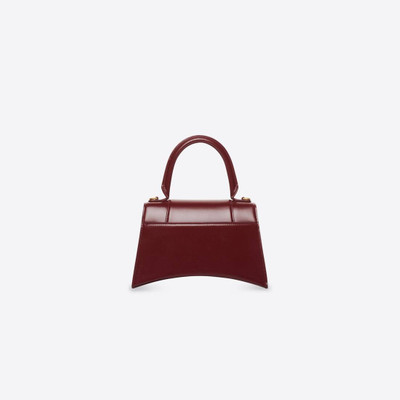 BALENCIAGA Women's Hourglass Small Handbag Box in Dark Red outlook