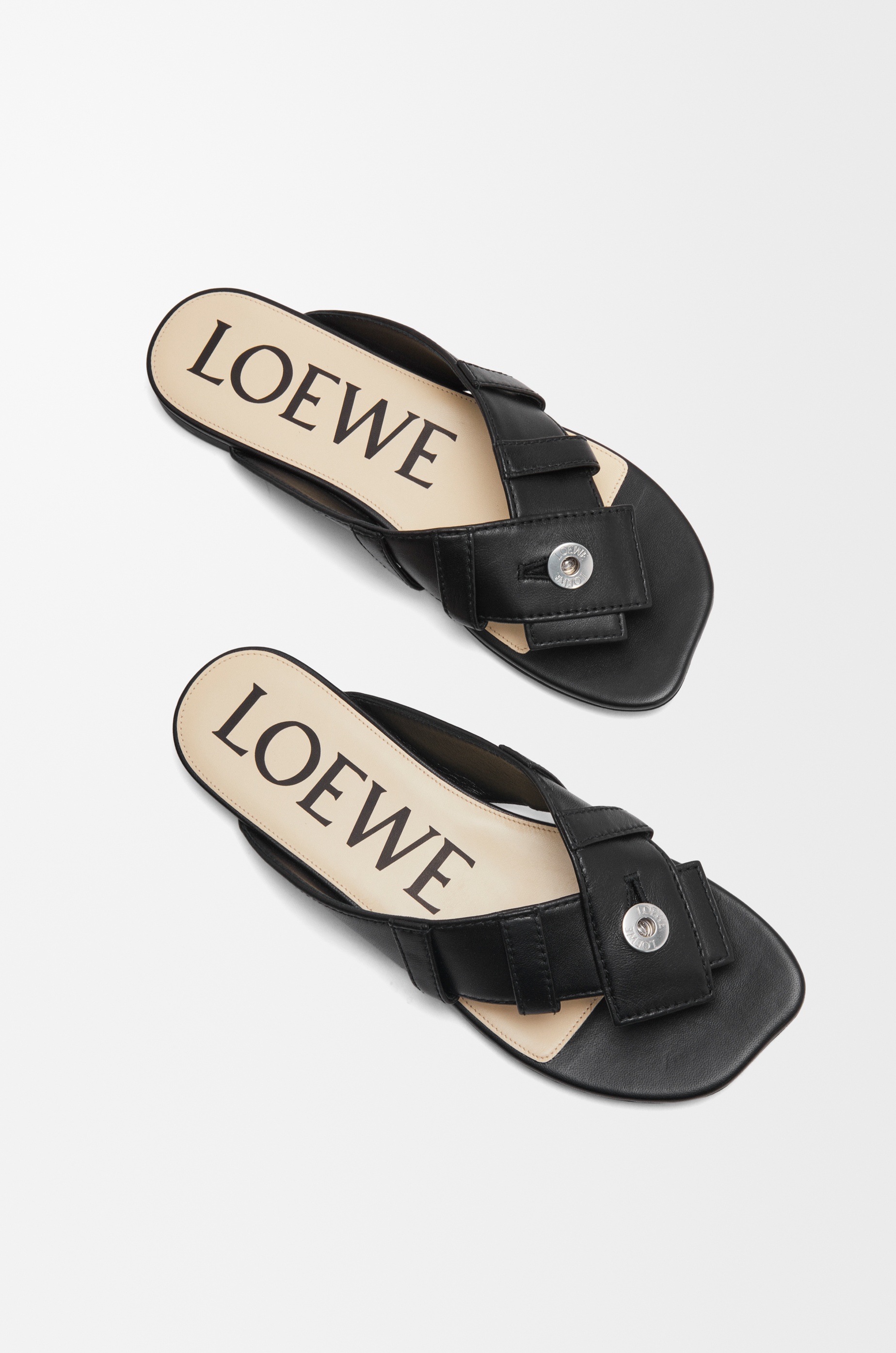 Toy Panta toe post sandal in lambskin - 4
