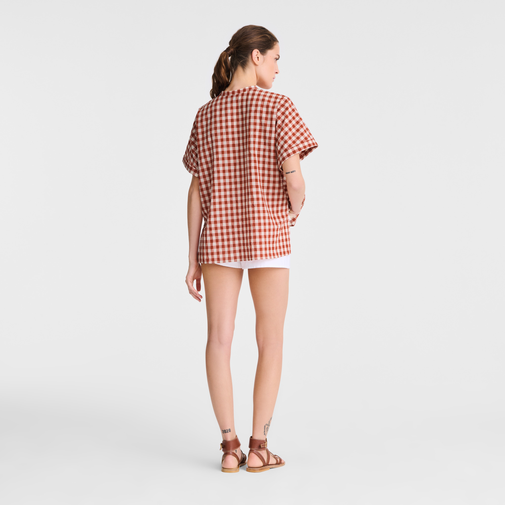 Blouse Bark - Vichy jacquard - 3