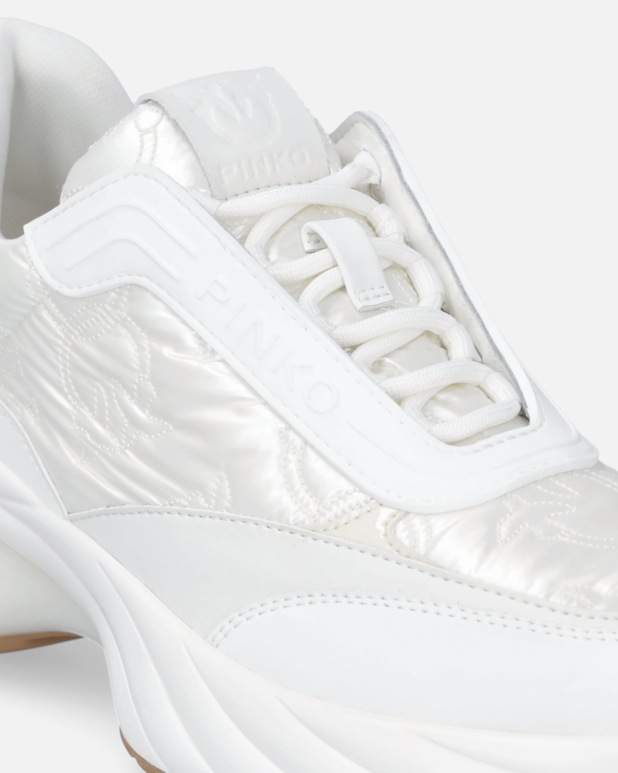 ARIEL LEATHER AND RUBBER SNEAKERS WITH LOVE BIRDS LOGO - 4