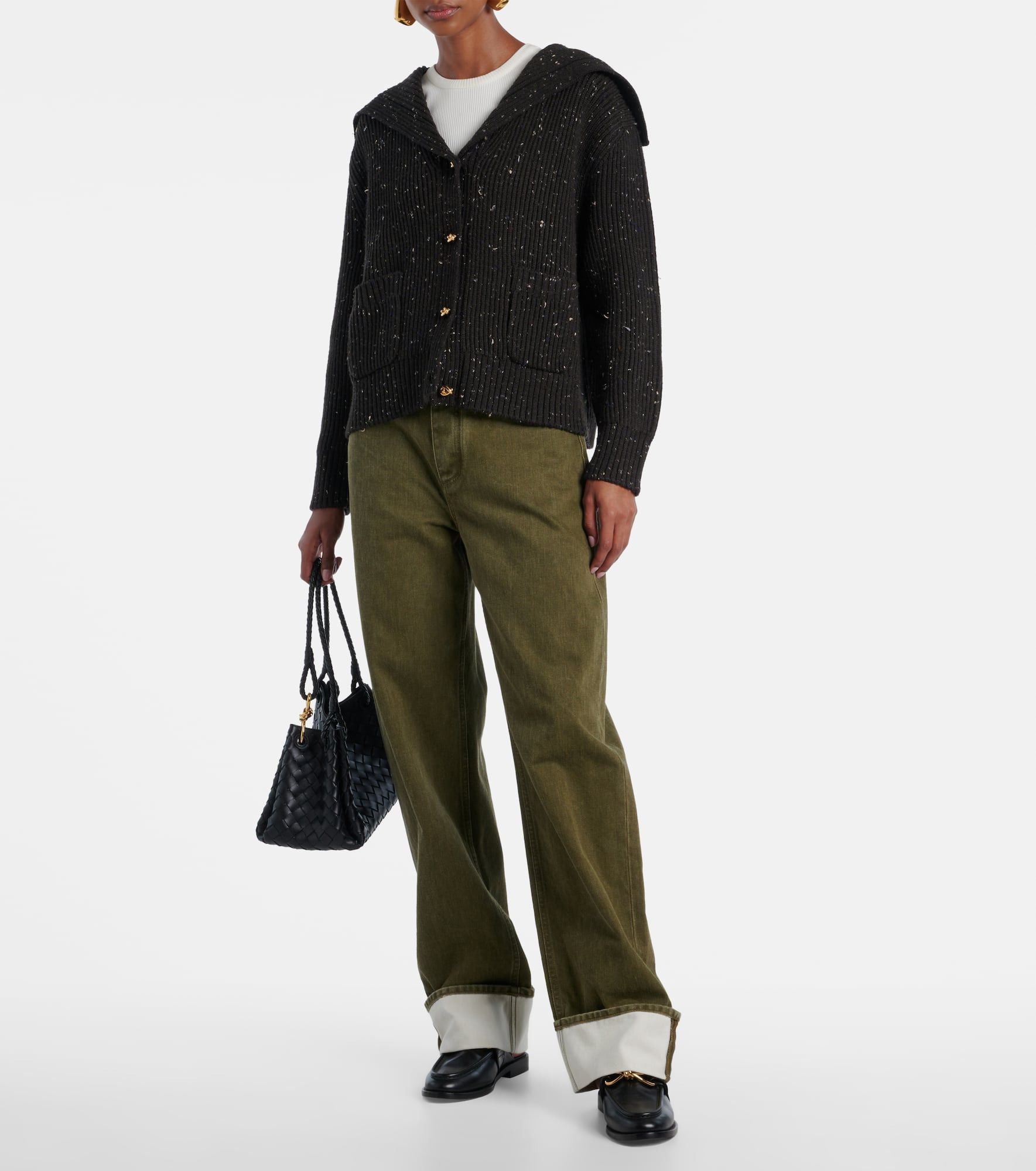 Ribbed-knit wool-blend cardigan - 2