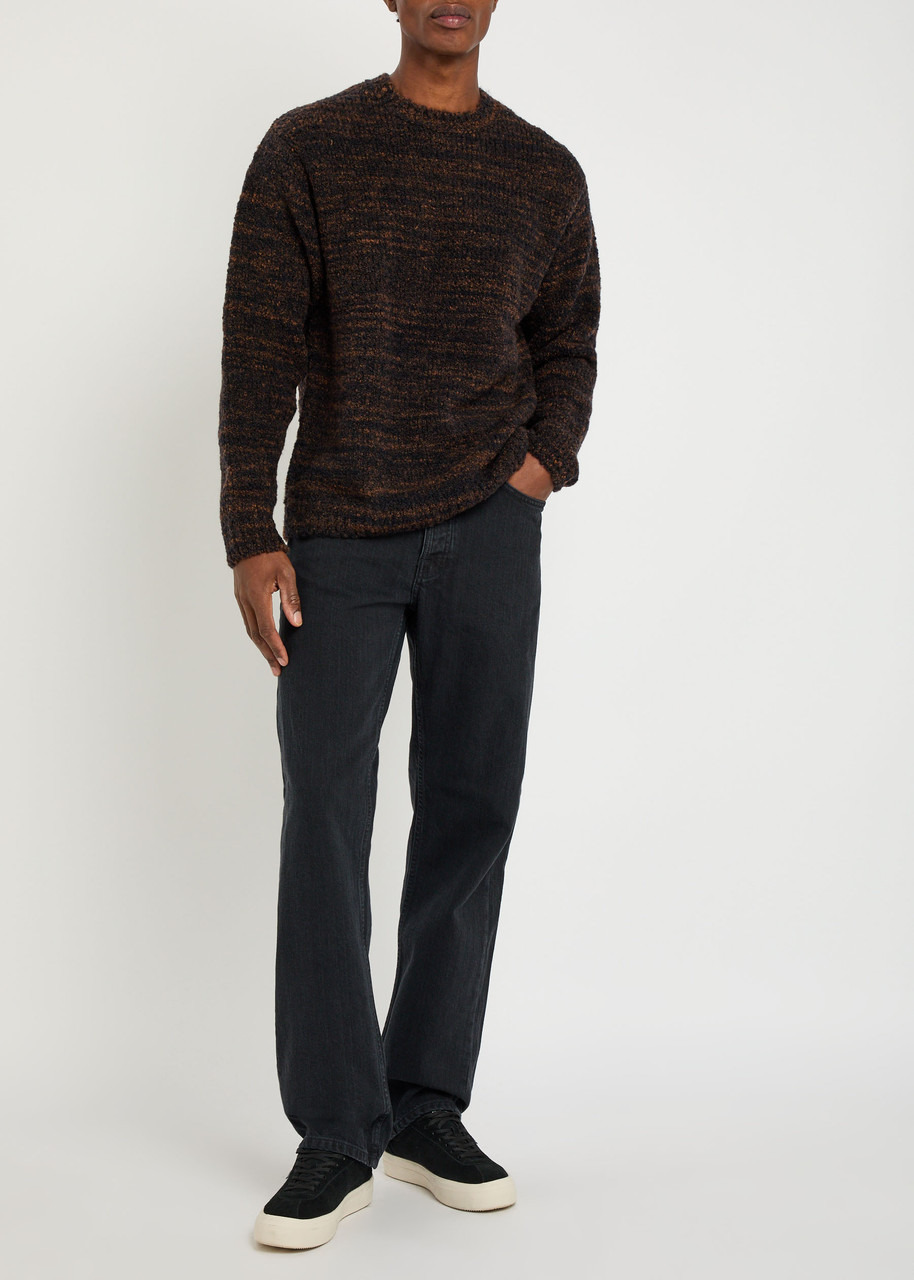 Nudie Jeans Patterned Bouclé Wool-blend Jumper - 4