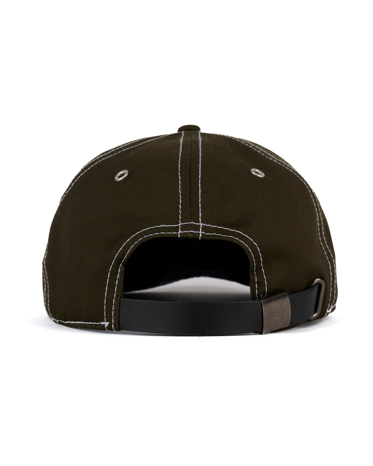 Wire Brim 6 Panel Hat - Forest Green - 2